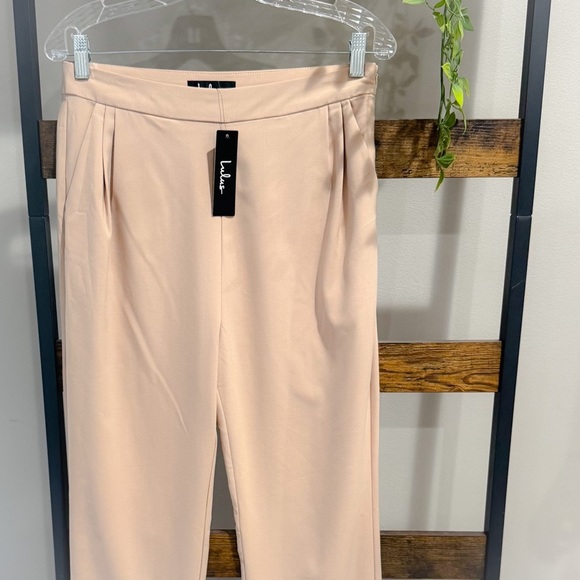 Lulus NWT beige high rise dress pants ❤️ - Picture 5 of 9